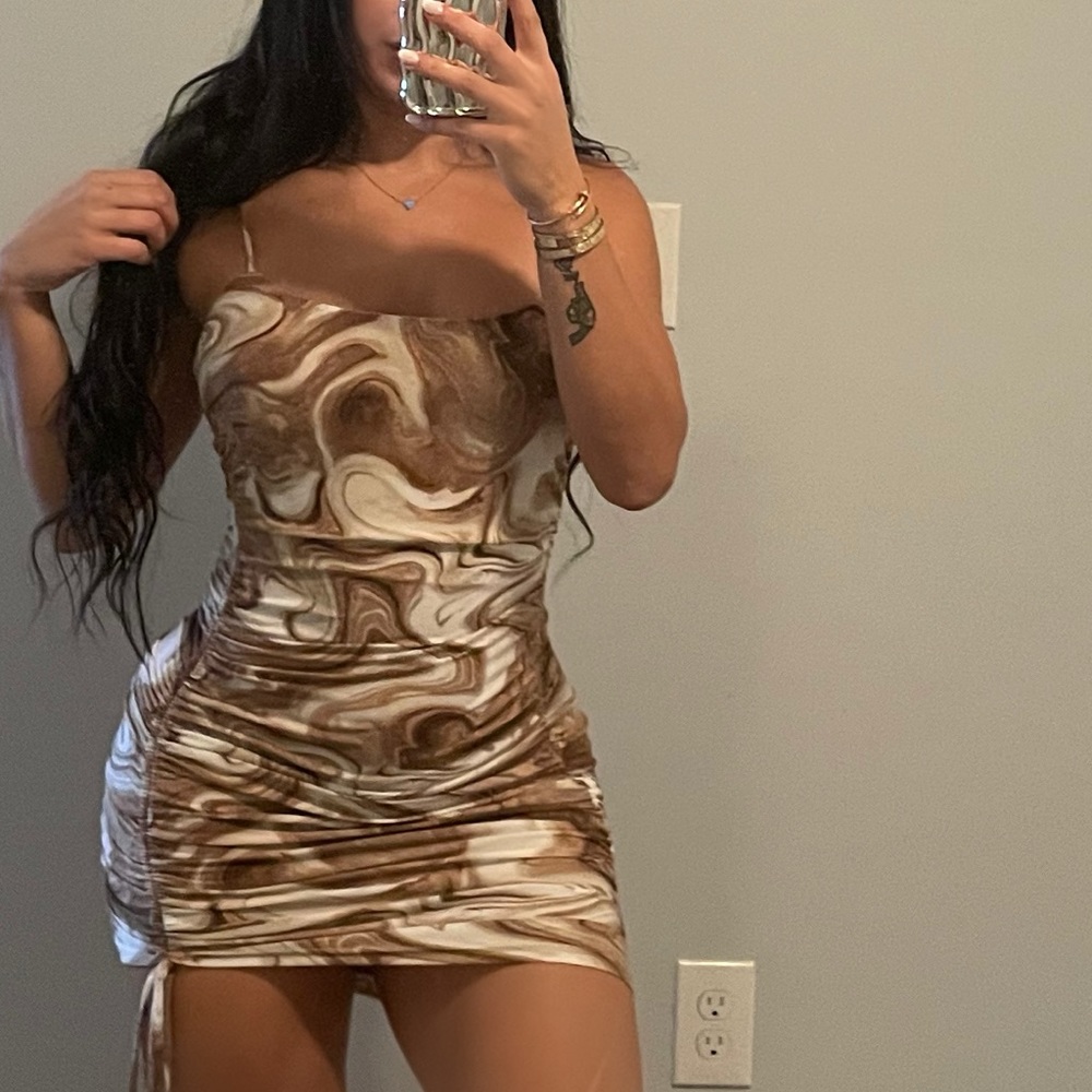 Windsor marble mini dress